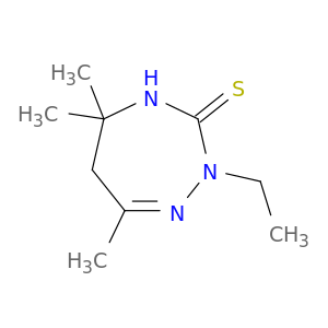 3H-1,2,4-Triazepine-3-thione, 2-ethyl-2,4,5,6-tetrahydro-5,5,7-trimethyl-