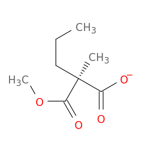 Propanedioic acid, methylpropyl-, monomethyl ester, (S)-