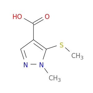 1-methyl-5-(methylsulfanyl)-1H-pyrazole-4-carboxylic acid