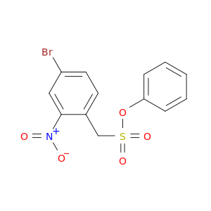 Benzenemethanesulfonic acid, 4-bromo-2-nitro-, phenyl ester