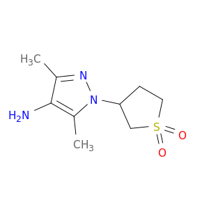 3-(4-Amino-3,5-dimethyl-1H-pyrazol-1-yl)tetrahydrothiophene 1,1-dioxide