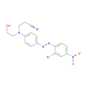3-[4-[2-(2-溴-4-硝基苯基)二苯基]苯基](2-羟乙基)氨基]丙二腈