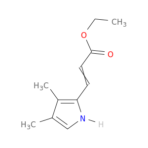 2-Propenoic acid, 3-(3,4-dimethyl-1H-pyrrol-2-yl)-, ethyl ester