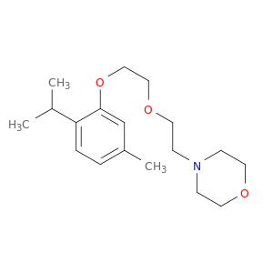 4-(2-{2-[5-methyl-2-(propan-2-yl)phenoxy]ethoxy}ethyl)morpholine