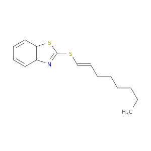 Benzothiazole, 2-[(1E)-1-octenylthio]-