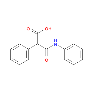 Benzeneacetic acid, a-[(phenylamino)carbonyl]-