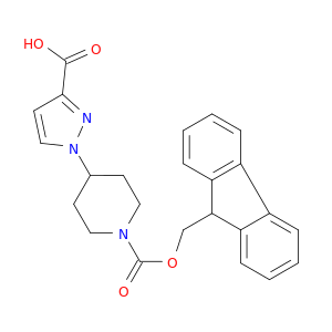 1-(1-{[(9H-fluoren-9-yl)methoxy]carbonyl}piperidin-4-yl)-1H-pyrazole-3-carboxylic acid