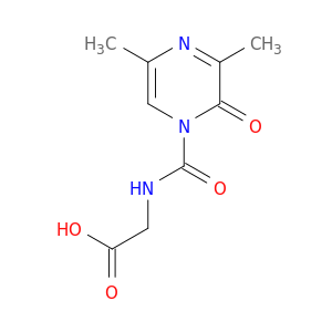 Glycine, N-[(1,6-dihydro-3,5-dimethyl-6-oxopyrazinyl)carbonyl]-