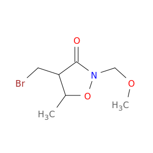 4-(Bromomethyl)-2-(methoxymethyl)-5-methylisoxazol-3(2H)-one