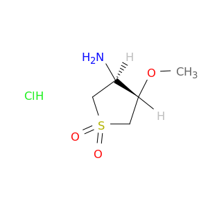 3-噻吩胺,四氢-4-甲氧基-,1,1-二氧化氧化物,盐酸盐(1：1),(3r,4r)-rel-
