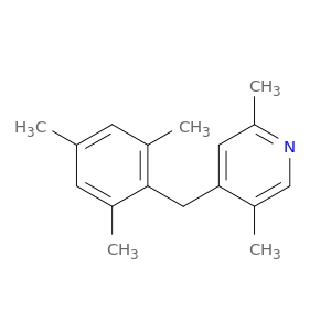 Pyridine, 2,5-dimethyl-4-[(2,4,6-trimethylphenyl)methyl]-