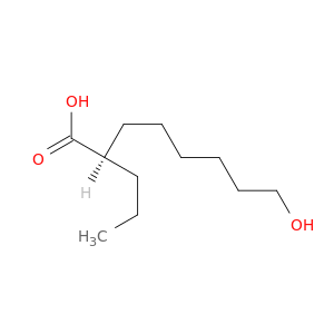 Octanoic acid, 8-hydroxy-2-propyl-, (2R)-