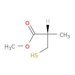 Propanoic acid, 3-mercapto-2-methyl-, methyl ester, (S)-