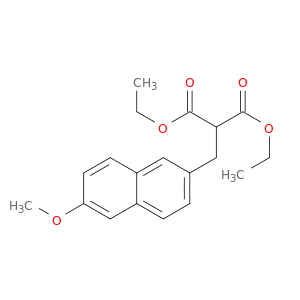 Propanedioic acid, (6-methoxy-2-naphthalenyl)methyl-, diethyl ester