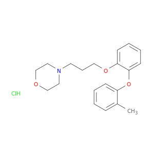 Morpholine,4-[3-[2-(2-methylphenoxy)phenoxy]propyl]-, hydrochloride (1:1)