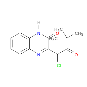 2(1H)-Quinoxalinone, 3-(1-chloro-3,3-dimethyl-2-oxobutyl)-