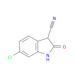 1H-Indole-3-carbonitrile, 6-chloro-2,3-dihydro-2-oxo-