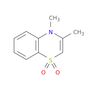 4H-1,4-苯并噻嗪,3,4-二甲基-,1,1-二氧化锑