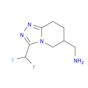 [3-(difluoromethyl)-5H,6H,7H,8H-[1,2,4]triazolo[4,3-a]pyridin-6-yl]methanamine