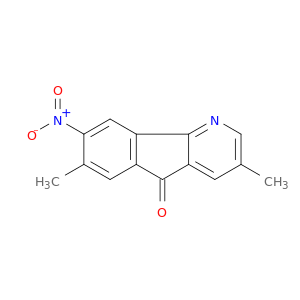 5H-Indeno[1,2-b]pyridin-5-one, 3,7-dimethyl-8-nitro-