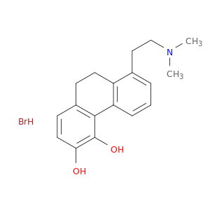 8-[2-(dimethylamino)ethyl]-9,10-dihydrophenanthrene-3,4-diol hydrobromide(1:1)