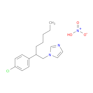 1H-Imidazole, 1-[2-(4-chlorophenyl)heptyl]-, mononitrate