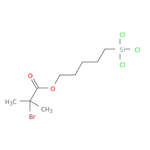 Propanoic acid, 2-bromo-2-methyl-, 5-(trichlorosilyl)pentyl ester
