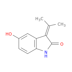 2H-Indol-2-one, 1,3-dihydro-5-hydroxy-3-(1-methylethylidene)-