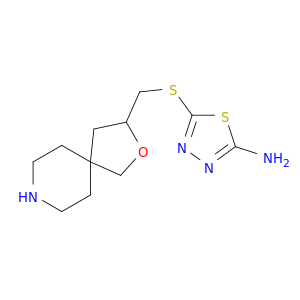 5-[(2-氧杂-8-氮杂螺[4.5]癸烷-3-基甲基)巯基]-1,3,4-噻二唑-2-胺