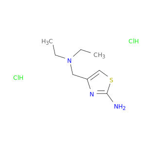 4-噻唑甲烷胺,2-氨基-N,N-二乙基-,盐酸盐(1：2)