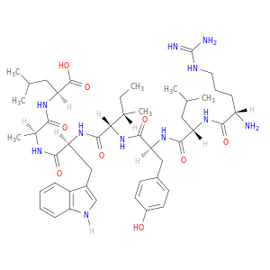 L-Leucine, L-arginyl-L-leucyl-L-tyrosyl-L-isoleucyl-L-tryptophyl-L-alanyl-