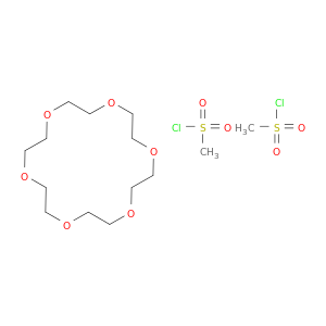 methanesulfonyl chloride- 1,4,7,10,13,16-hexaoxacyclooctadecane(2:1)