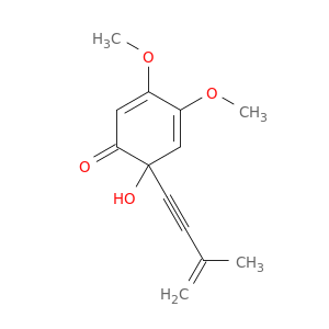 6-hydroxy-3,4-dimethoxy-6-(3-methylbut-3-en-1-ynyl)cyclohexa-2,4-dien-1-one
