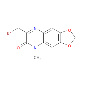1,3-Dioxolo[4,5-g]quinoxalin-6(5H)-one, 7-(bromomethyl)-5-methyl-