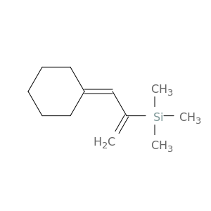 Silane, (cyclohexylidenemethylethenyl)trimethyl-