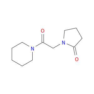 Piperidine, 1-[(2-oxo-1-pyrrolidinyl)acetyl]-