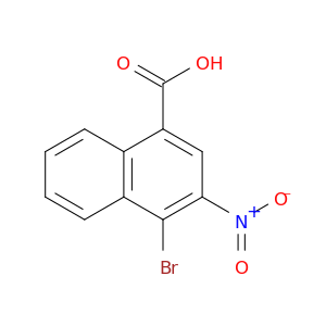 1-Naphthalenecarboxylicacid, 4-bromo-3-nitro-
