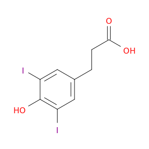 Benzenepropanoic acid,4-hydroxy-3,5-diiodo-