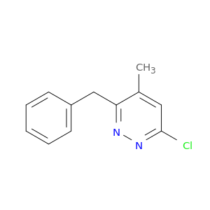 Pyridazine, 6-chloro-4-methyl-3-(phenylmethyl)-