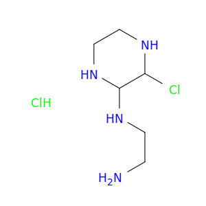 N1-(3-Chloropiperazin-2-yl)ethane-1,2-diamine hydrochloride