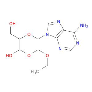 1,4-Dioxane-2-methanol, 6-(6-amino-9H-purin-9-yl)-5-ethoxy-3-hydroxy-