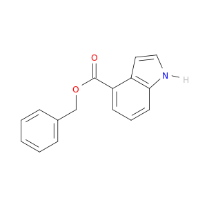 1H-Indole-4-carboxylic acid, phenylmethyl ester