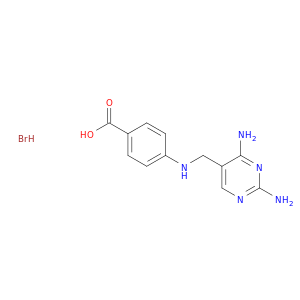Benzoicacid, 4-[[(2,4-diamino-5-pyrimidinyl)methyl]amino]-, hydrobromide(1:1)