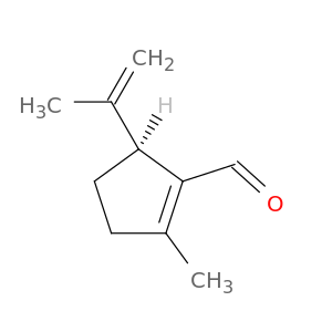 1-Cyclopentene-1-carboxaldehyde, 2-methyl-5-(1-methylethenyl)-, (S)-