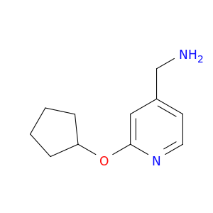 [2-(环戊氧基)吡啶-4-基]甲胺