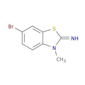2(3H)-Benzothiazolimine,6-bromo-3-methyl-