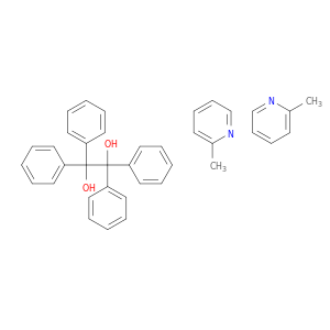 1,2-Ethanediol, 1,1,2,2-tetraphenyl-, compd. with 2-methylpyridine (1:2)