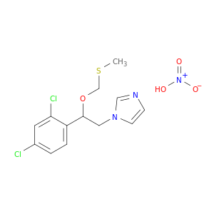 1-(2-(2,4-Dichlorophenyl)-2-((methylthio)methoxy)ethyl)-1H-imidazole mononitrate