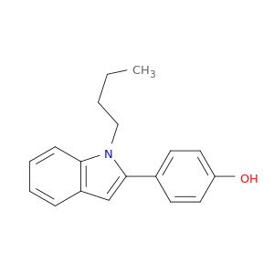 Phenol, 4-(1-butyl-1H-indol-2-yl)-