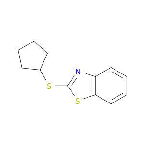 Benzothiazole, 2-(cyclopentylthio)-